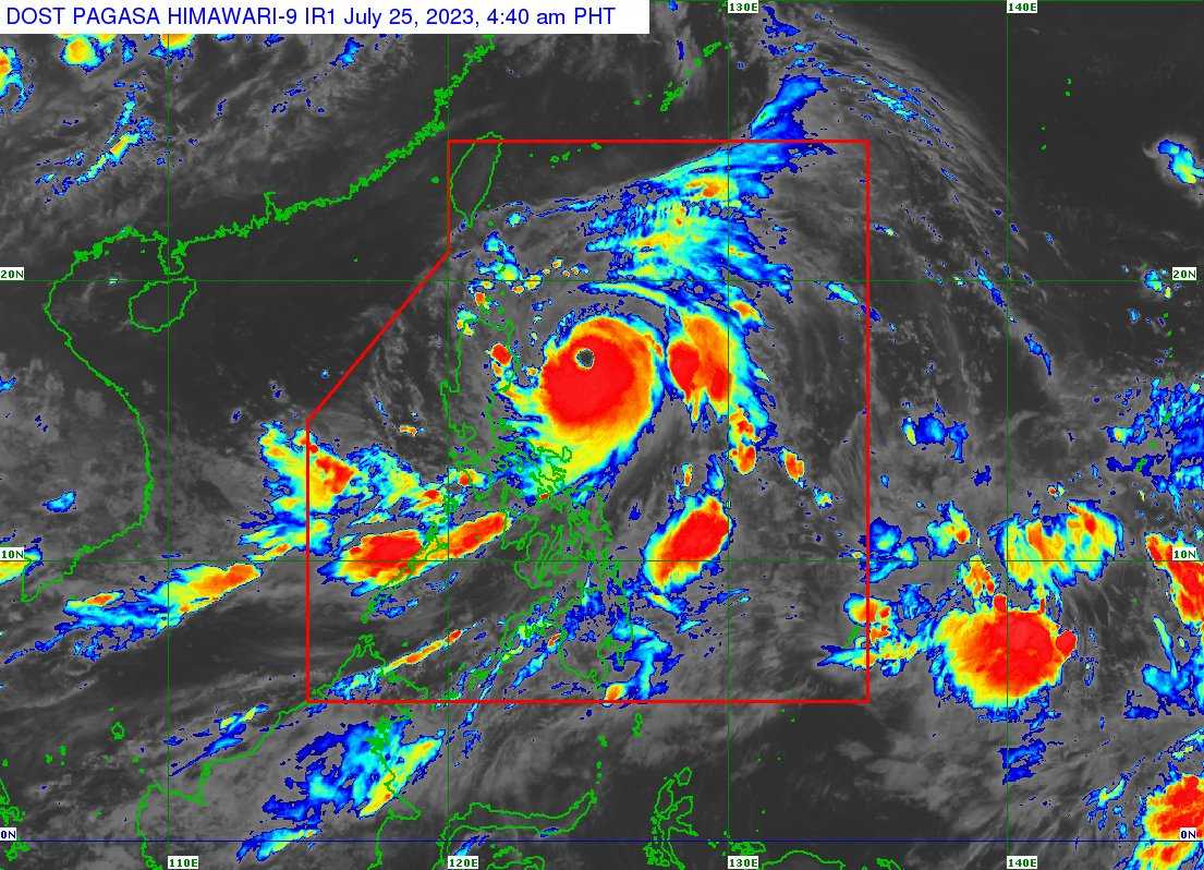 PAGASA: Egay nears super typhoon strength