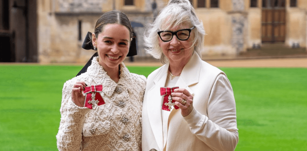 Emilia Clarke awarded MBE for brain injury charity