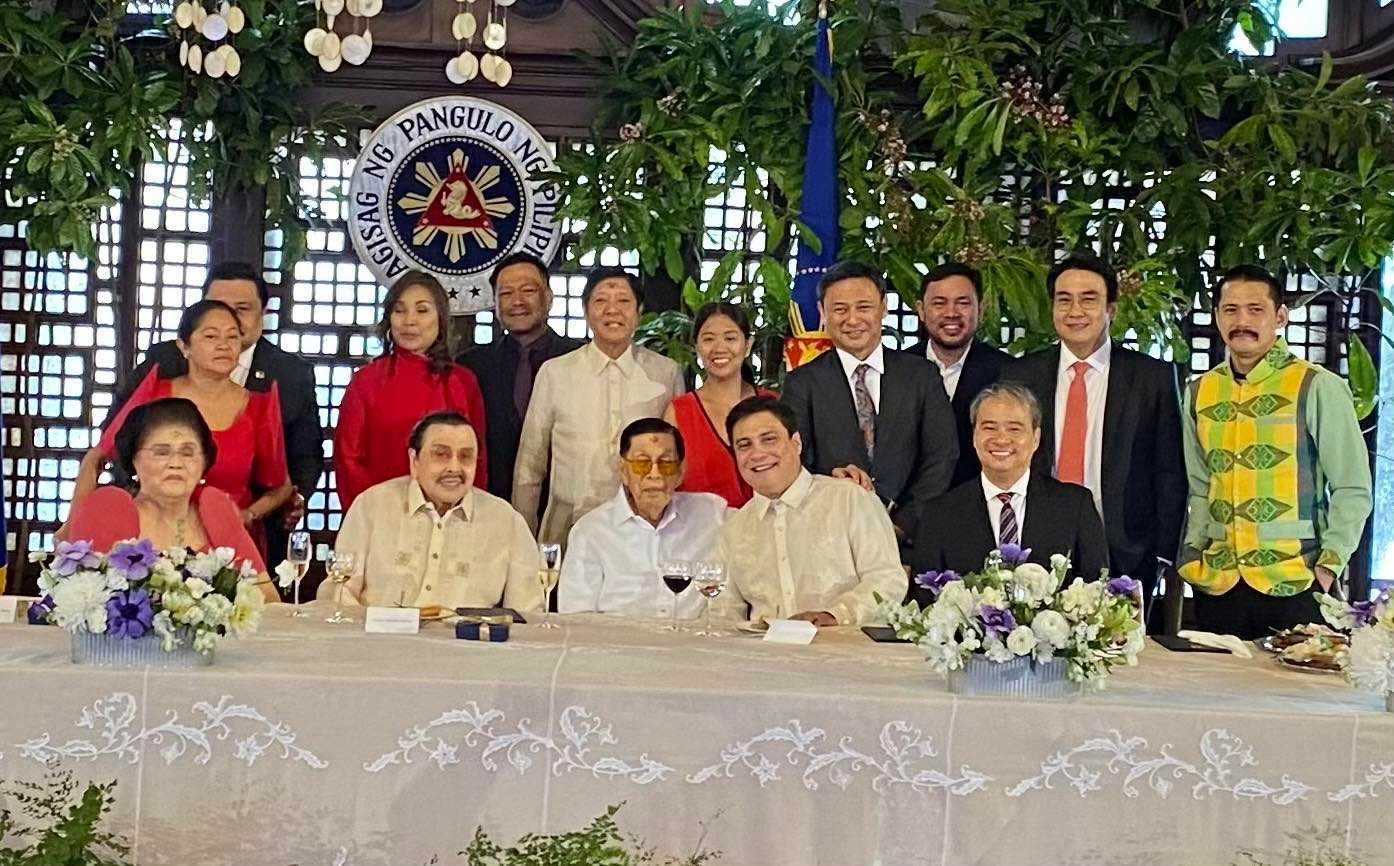 LOOK: Juan Ponce Enrile celebrates 100th birthday in Malacañang Palace