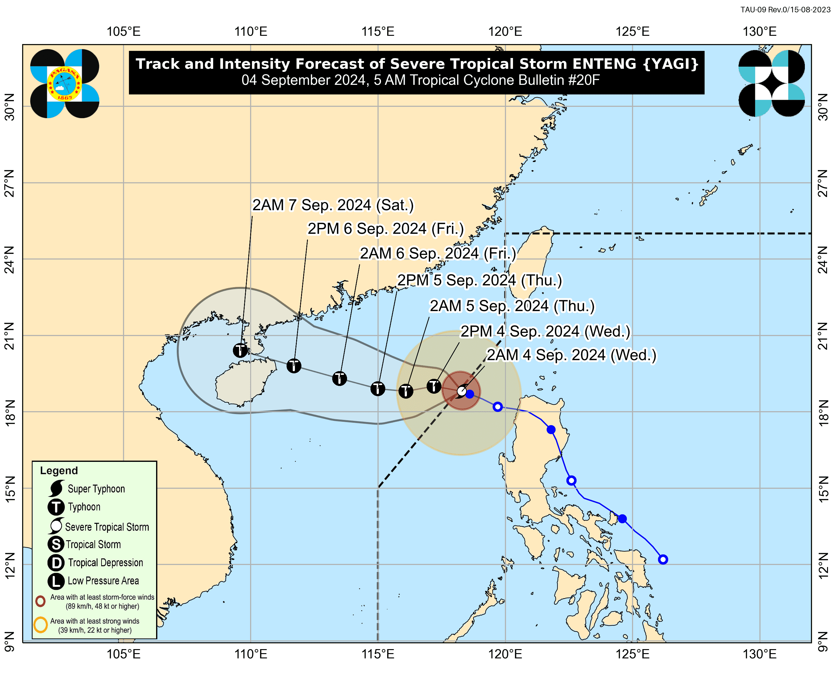 #EntengPH intensifies slightly, exits PAR - PAGASA