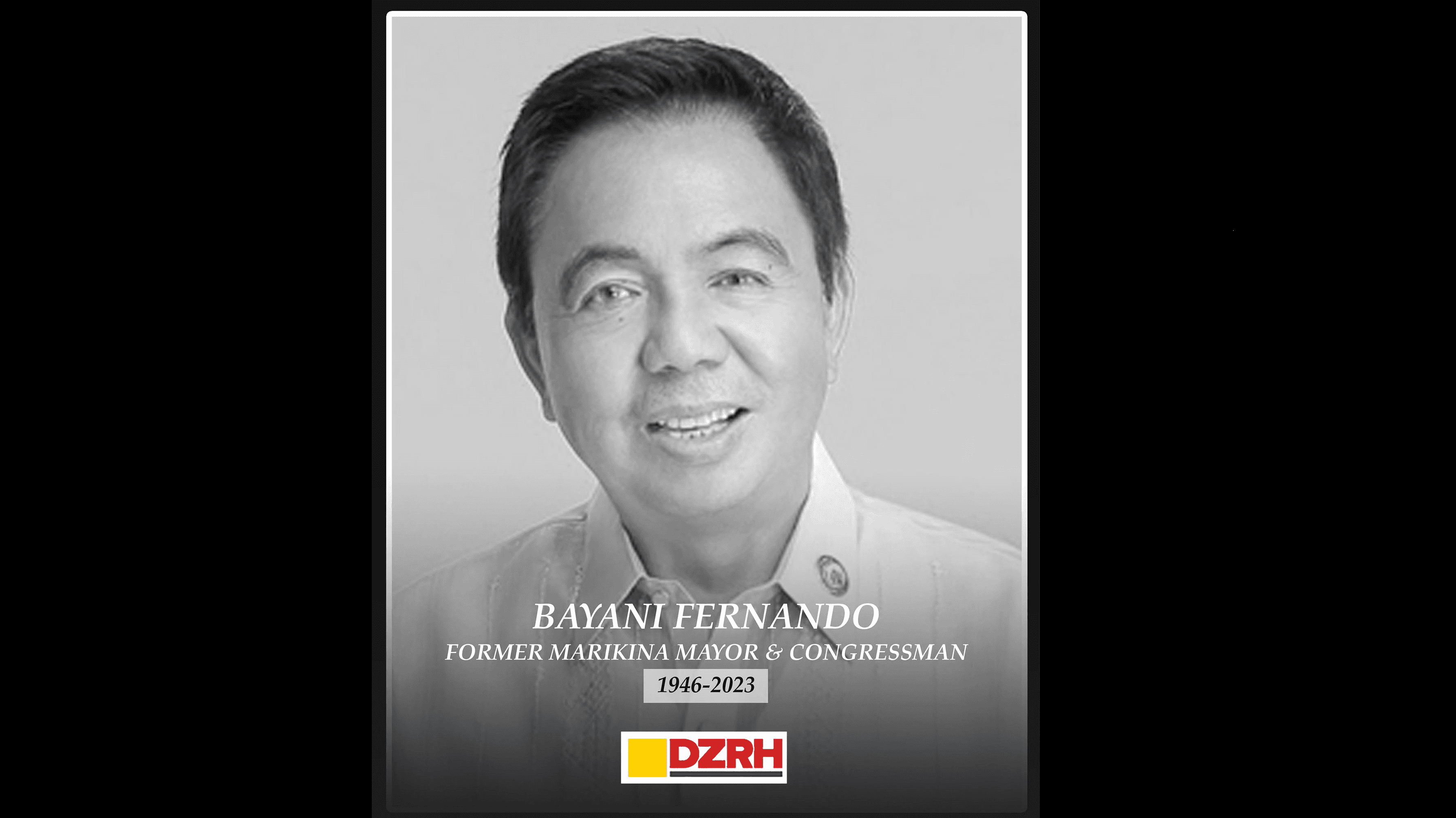 Ex-MMDA chairman Bayani Fernando passes away at 77