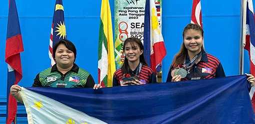 Filipina bags two gold medals in 2023 SEA Youth Table Tennis championships