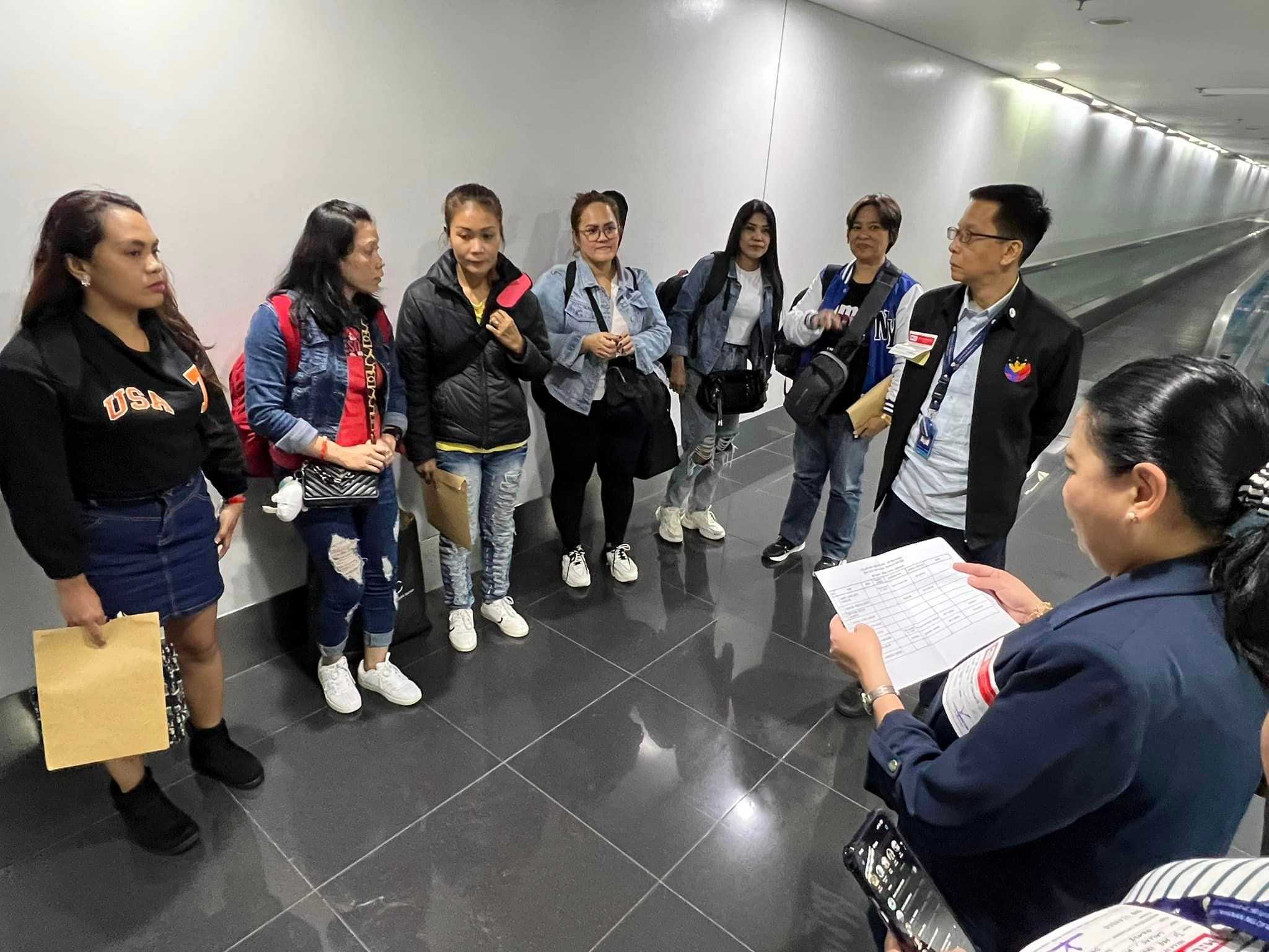 9 OFWs from Lebanon safely arrived in PH - DMW