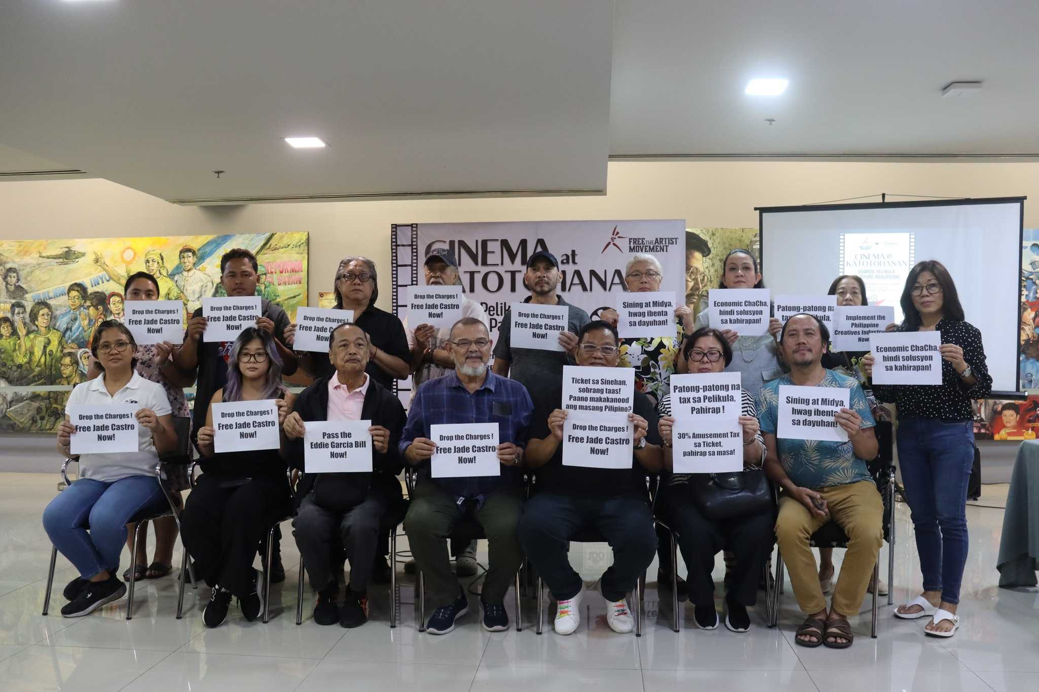 Film industry stakeholders call for Jade Castro’s release