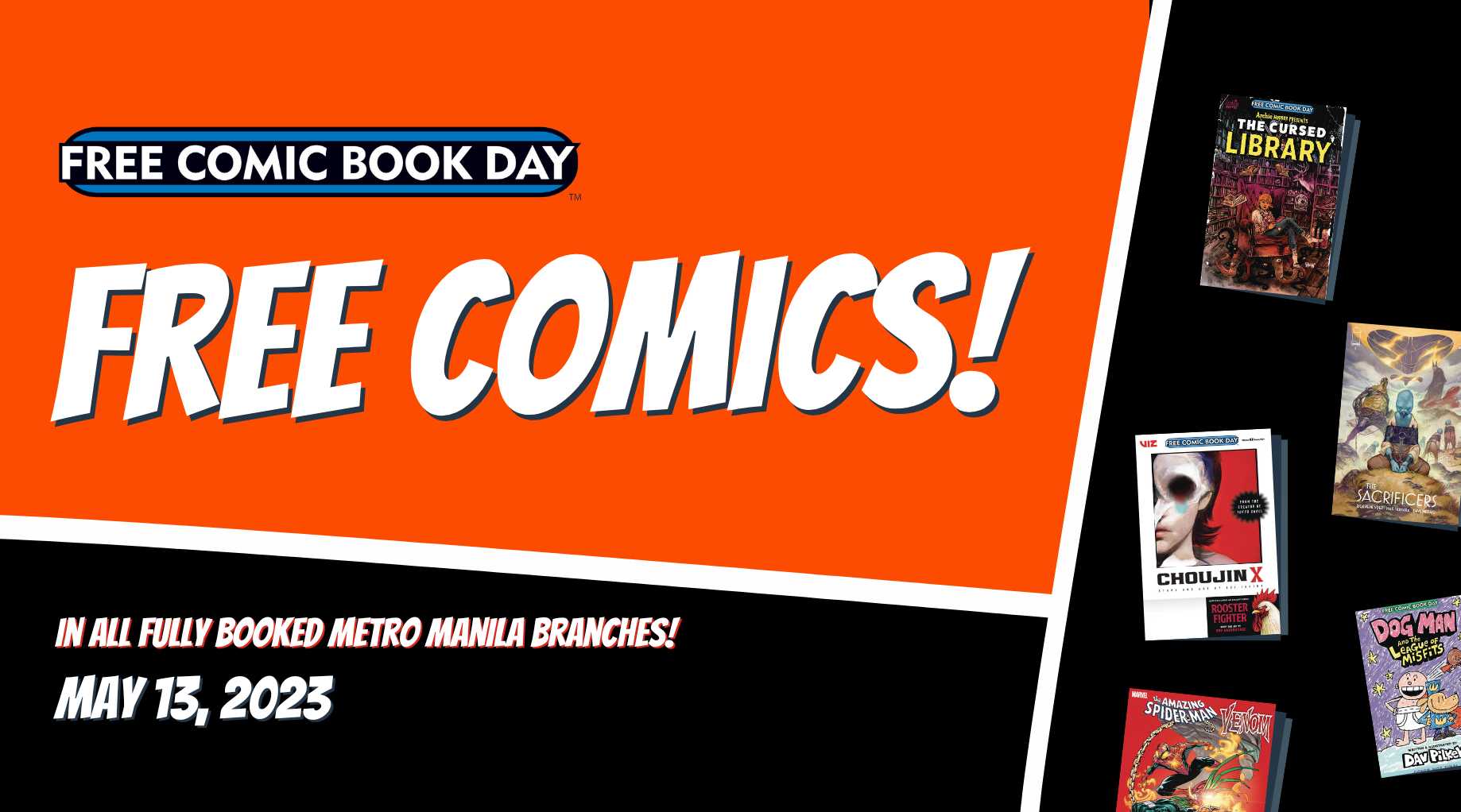 Fully Booked to give out free comic books on May 13