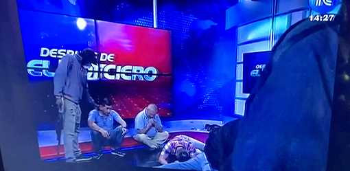 Gunmen in Ecuador storm TV studio in wave of violence