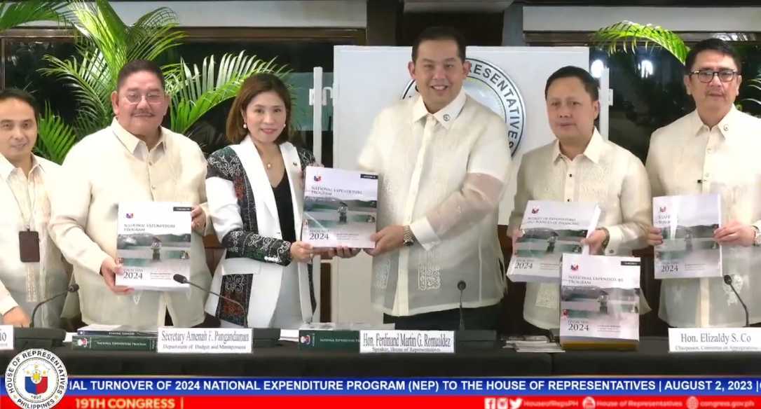 House receives proposed ₱5.768 trillion national budget for 2024