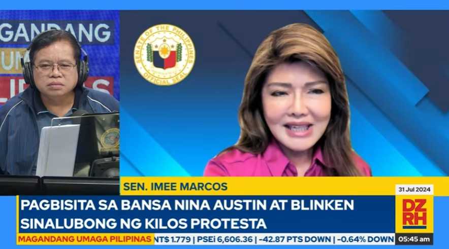 Imee Marcos says she doesn't know PNP Chief Marbil following VP Duterte's security detail removal