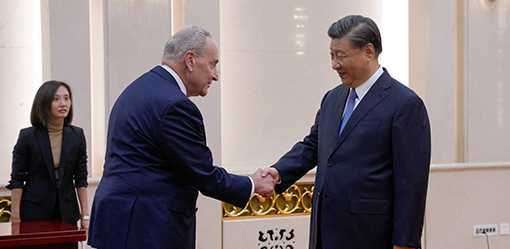 In Beijing, Schumer calls on Xi to support Israel after Hamas attacks