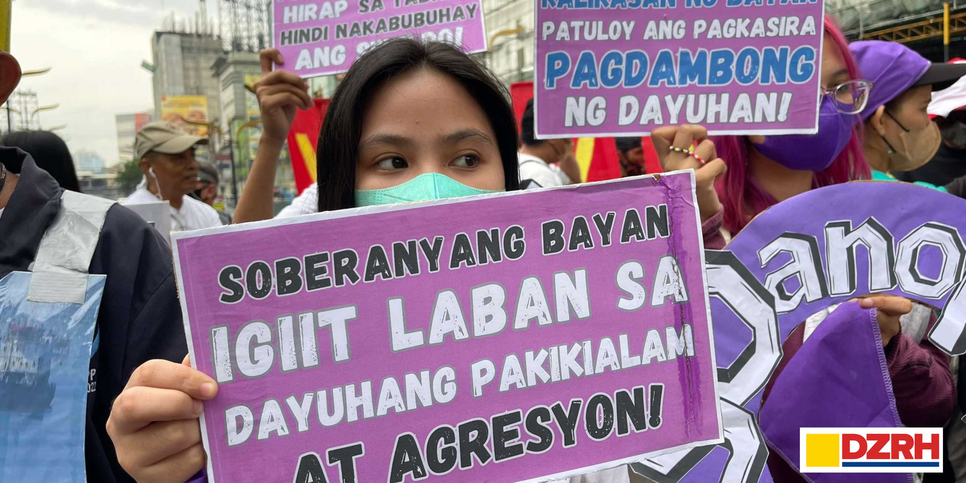 IN PHOTOS: Protesters rally ahead Marcos' SONA 2023