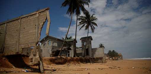 Ivory Coast tourist haven battles coastal erosion and rogue waves