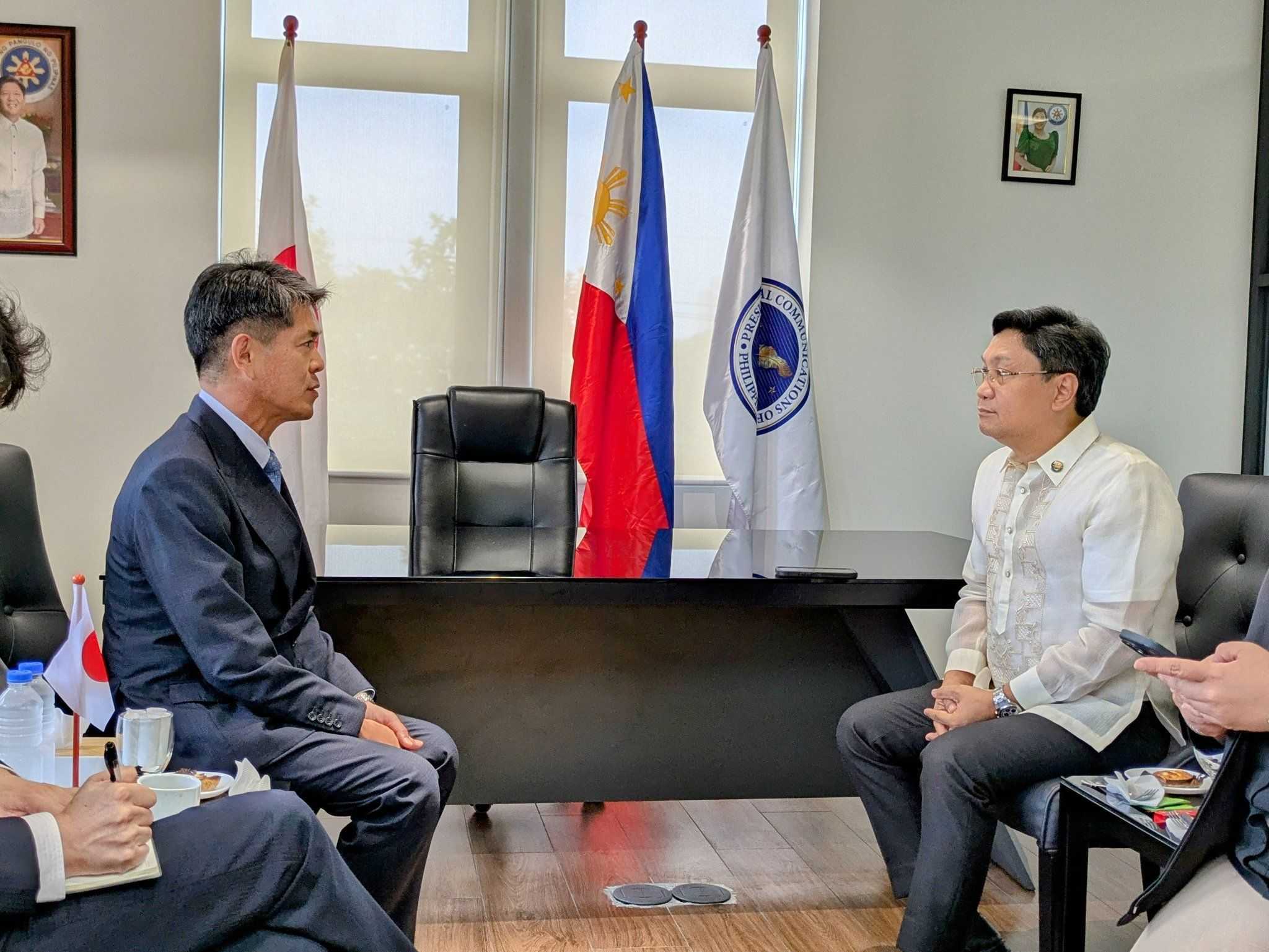 Japanese Amb. Endo makes courtesy call to new PCO Sec. Chavez