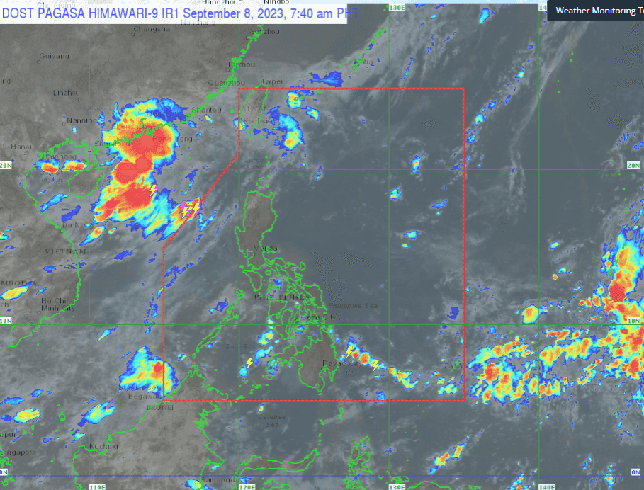 Habagat affecting the western sections of Northern and Central Luzon - PAGASA