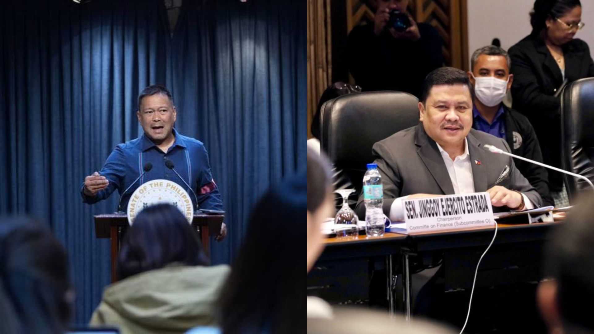 Brothers Jinggoy Estrada, JV Ejercito slams San Juan City relief ordinance