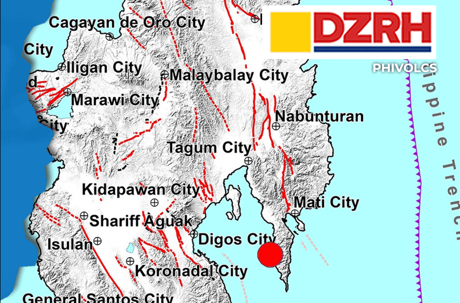 Magnitude 5.3 earthquake hit Governor Generoso, Davao Oriental
