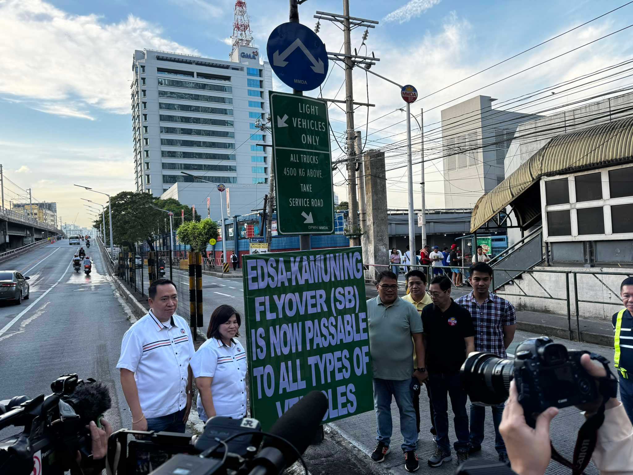 Kamuning flyover southbound now passable after months of rehabilitation