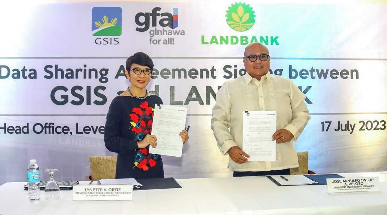 LANDBANK, GSIS ink data-sharing deal to upgrade services