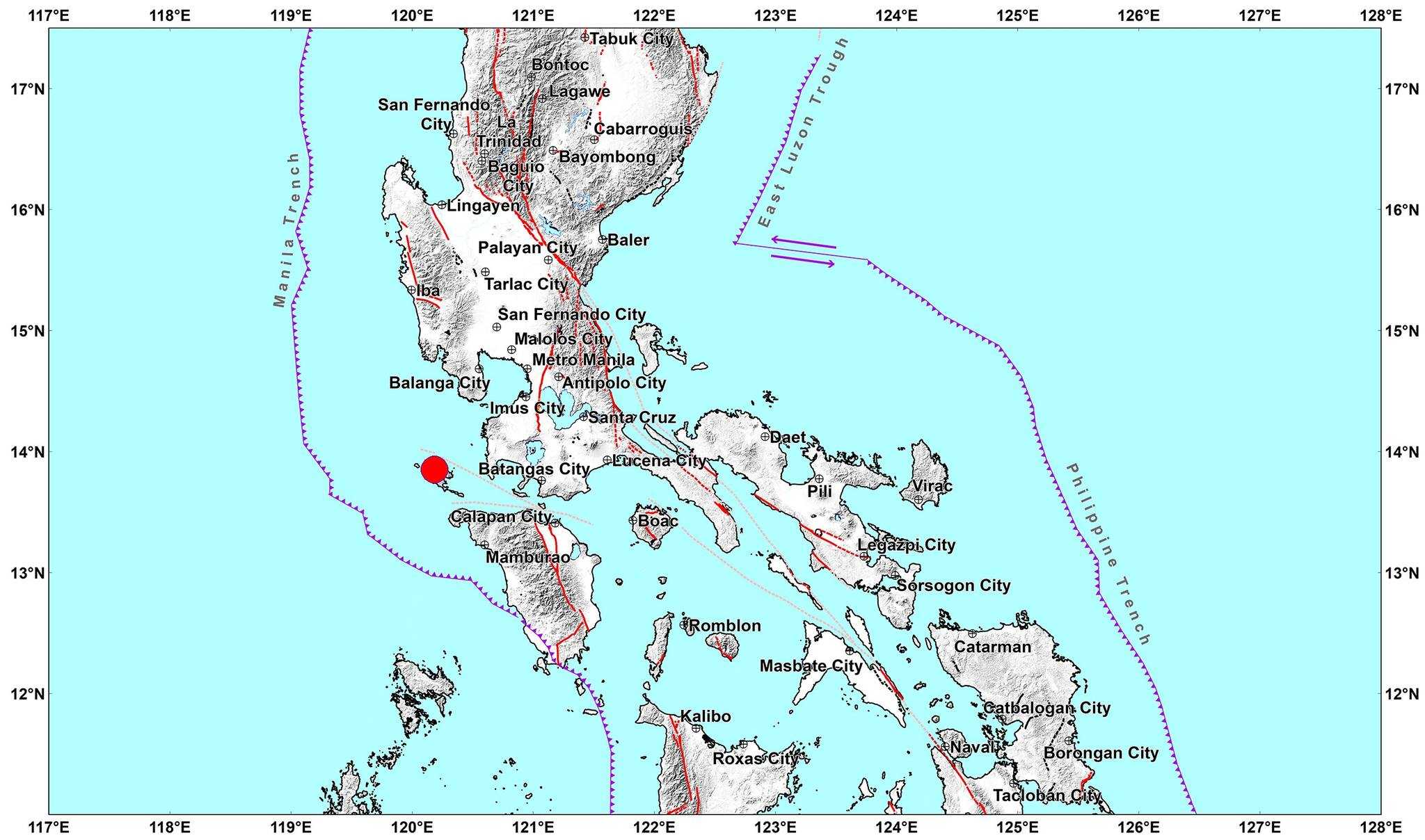 Magnitude 5.9 quake jolts Occidental Mindoro