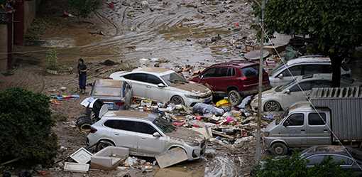 Lingering rains from typhoon batter China for seventh day