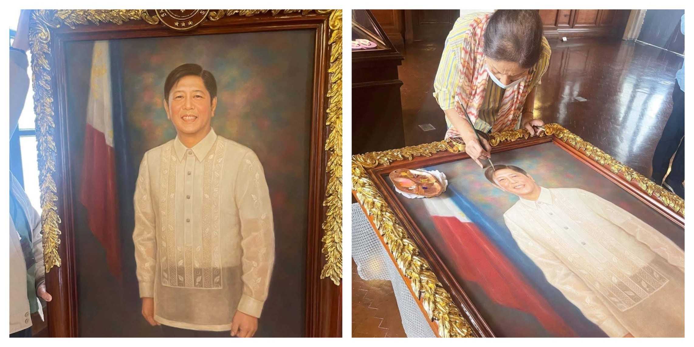 LOOK: Bongbong Marcos receives own presidential painting