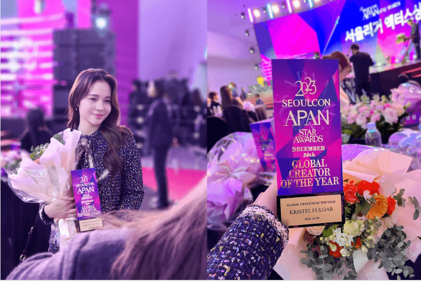 LOOK: Kristel Fulgar earns 2nd award in South Korea