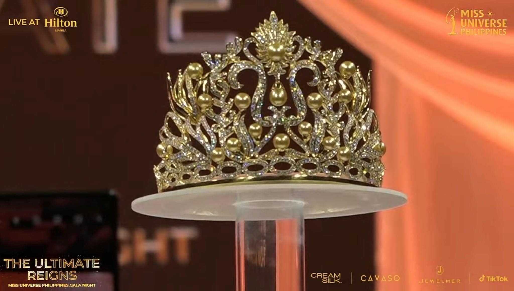 LOOK: New Miss Universe PH crown highlights golden South Sea pearls