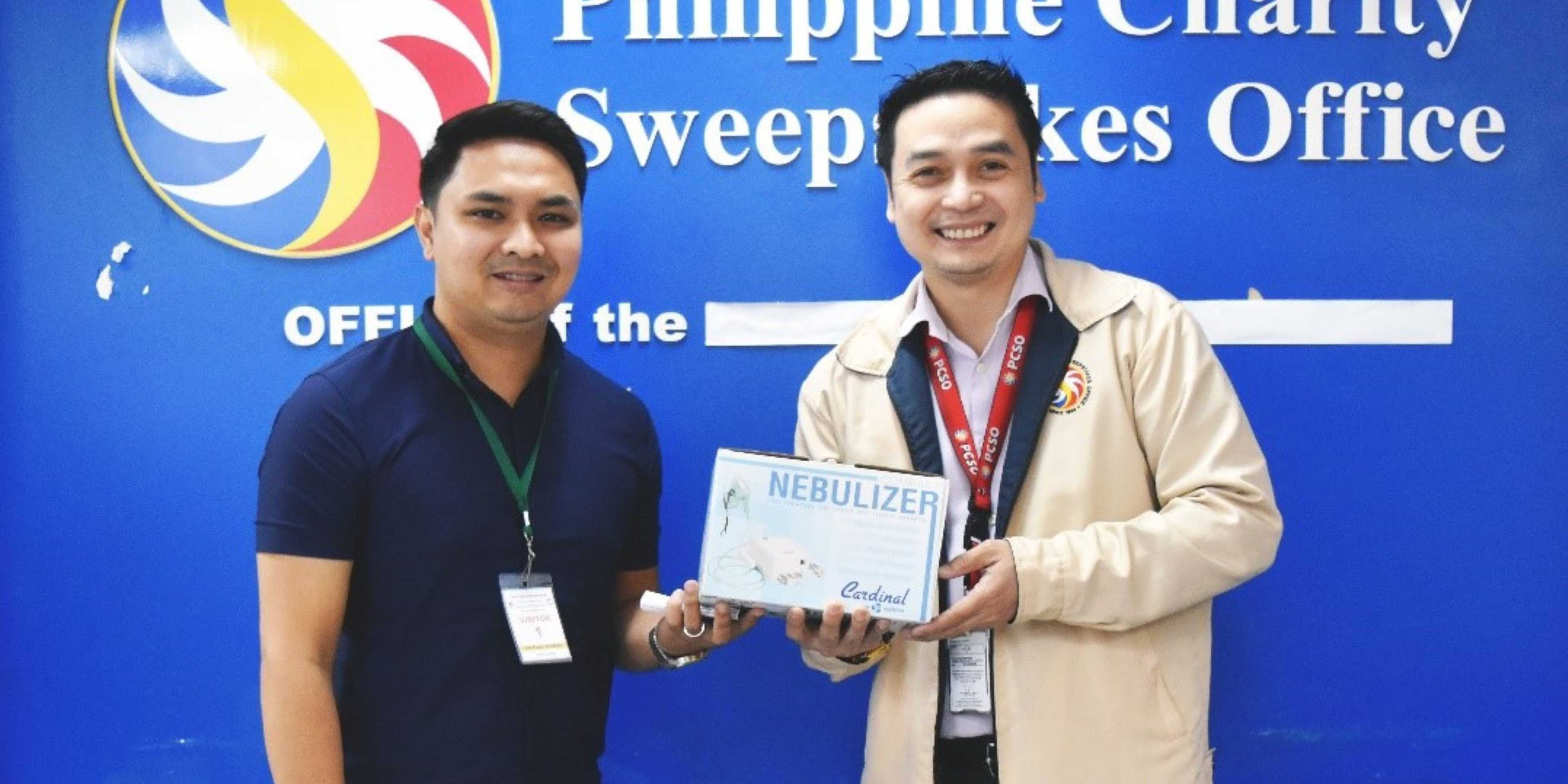 Luisiana, Laguna receives 25 nebulizers from PCSO to aid elderly residents