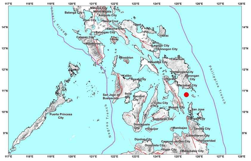 Magnitude 4.6 quake jolts Abuyog, Leyte