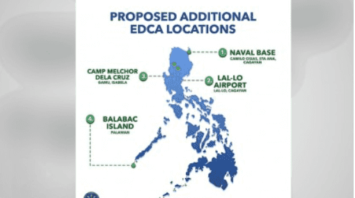 Malacañang names 4 more EDCA sites