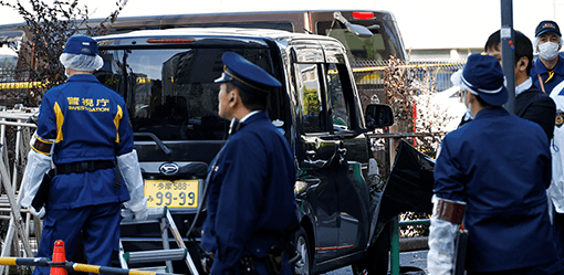 Man arrested after ramming barricade near Israel embassy in Tokyo