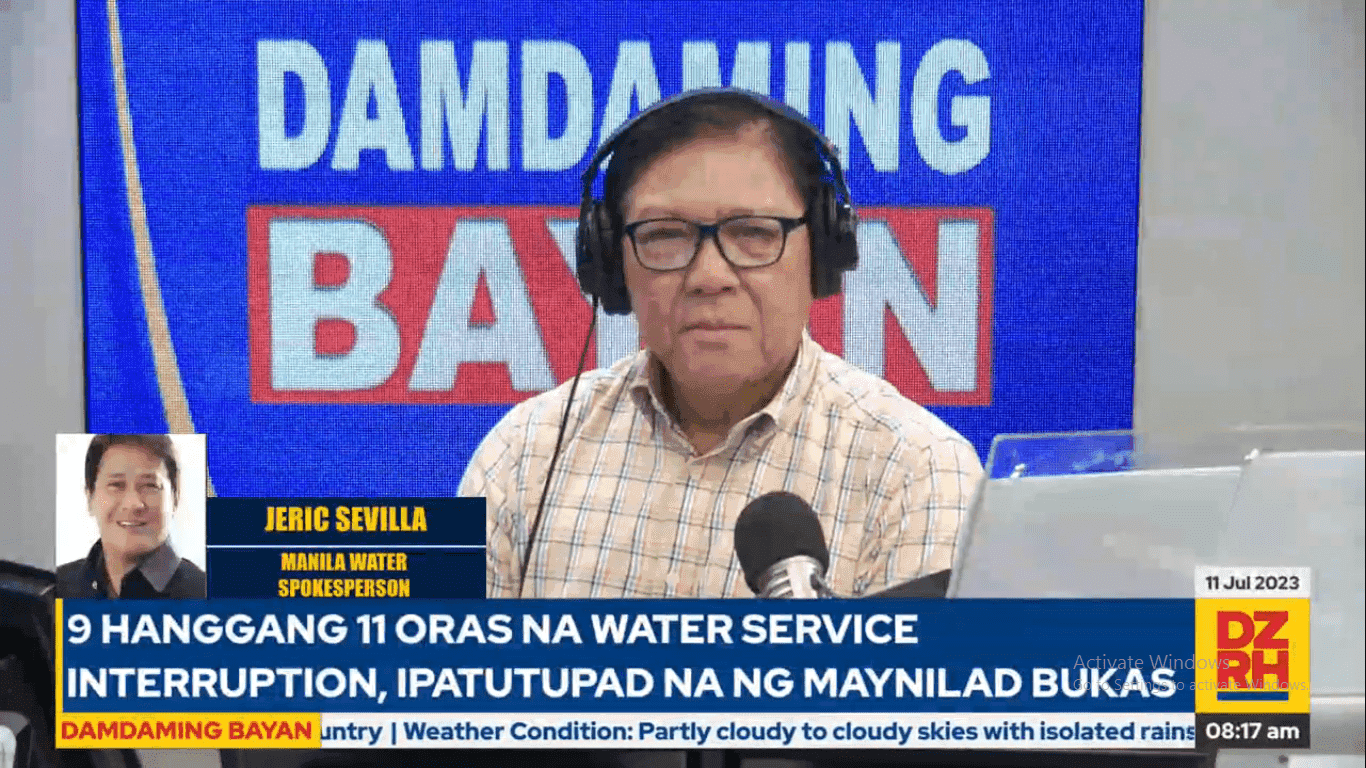Manila Water to continue 24/7 service despite MWSS supply decrease