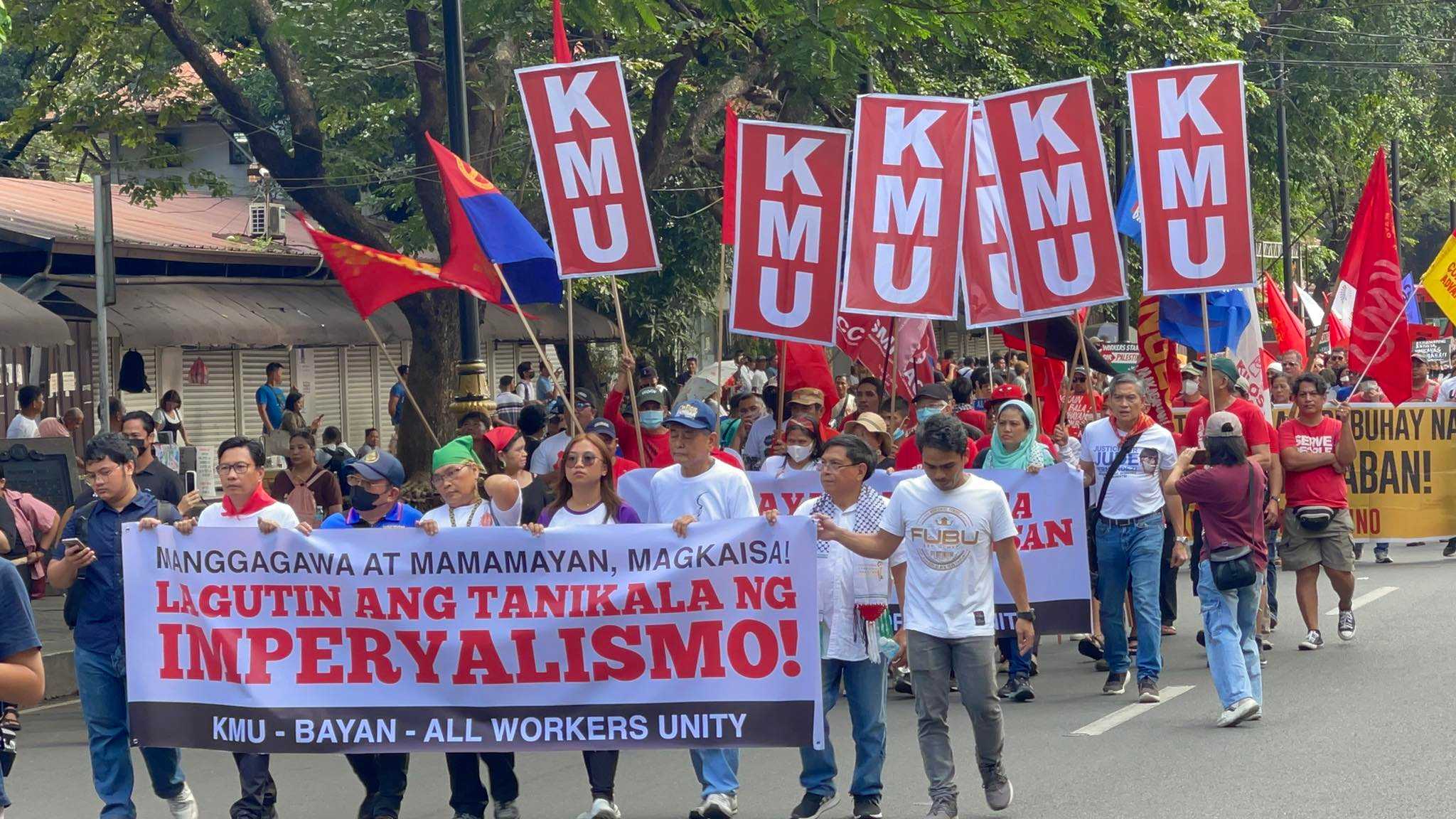 Progressive groups stage protest on Andres Bonifacio's 160th birth anniversary