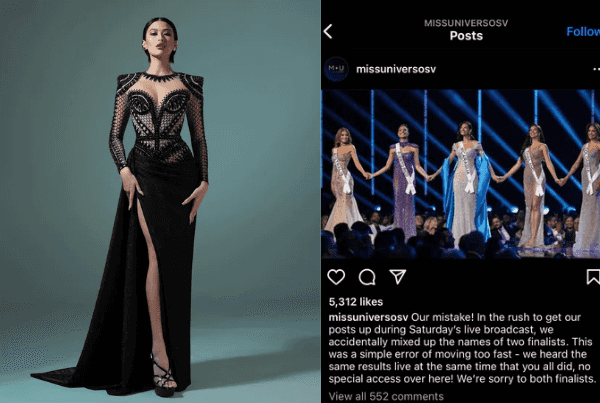Miss Universe El Salvador released statement addressing Instagram post mistake