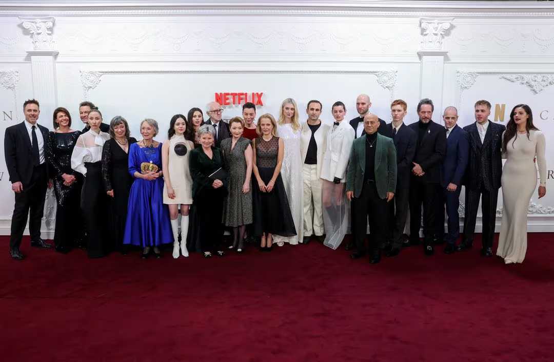 Mixed emotions as cast of 'The Crown' celebrates series finale