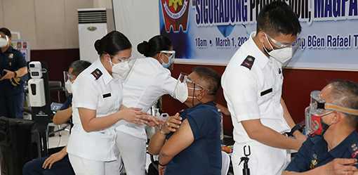 More than 67,000 PNP personnel vaccinated against COVID-19