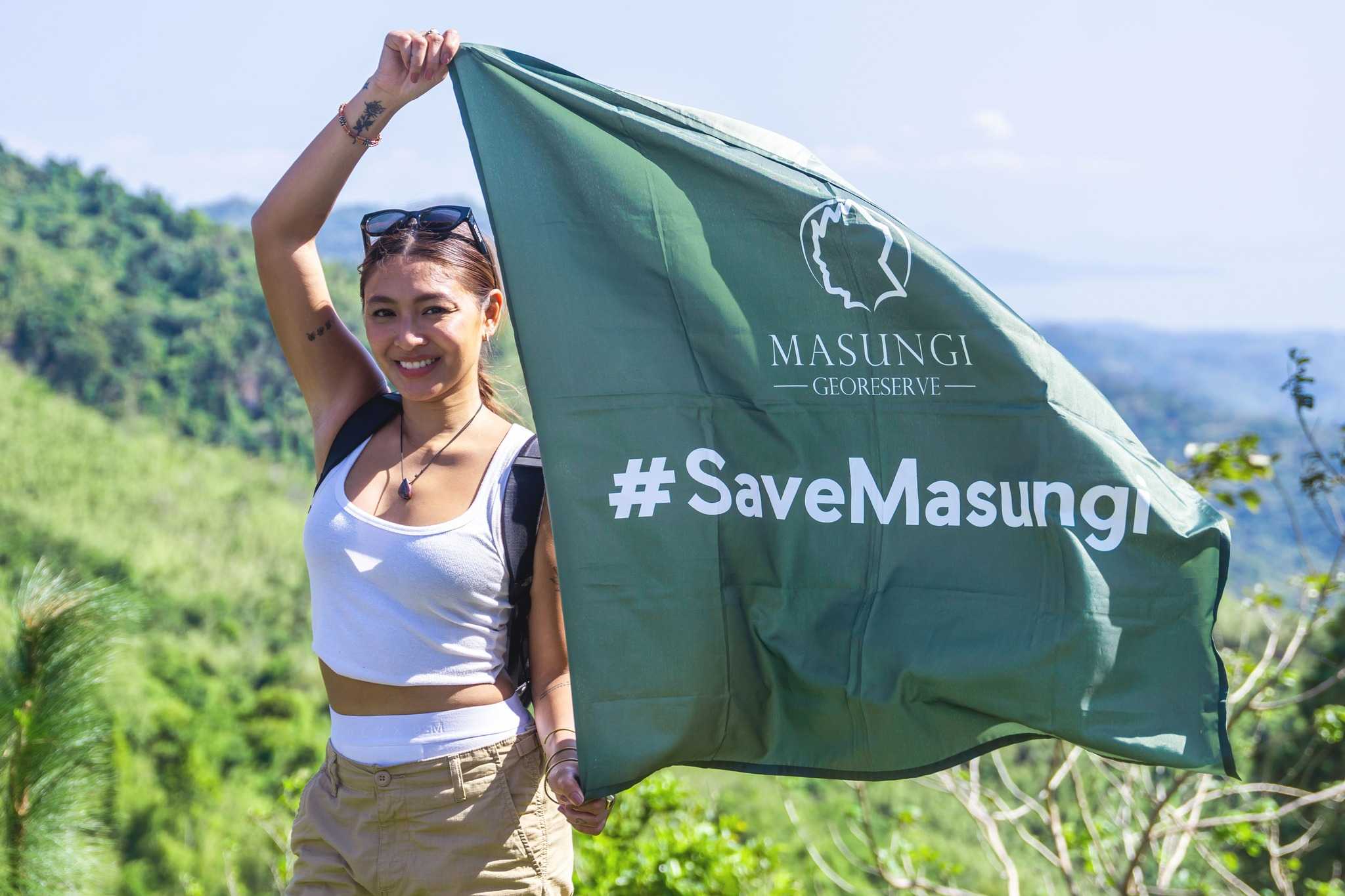 LOOK: Nadine Lustre participates in Masungi Georeserve activities