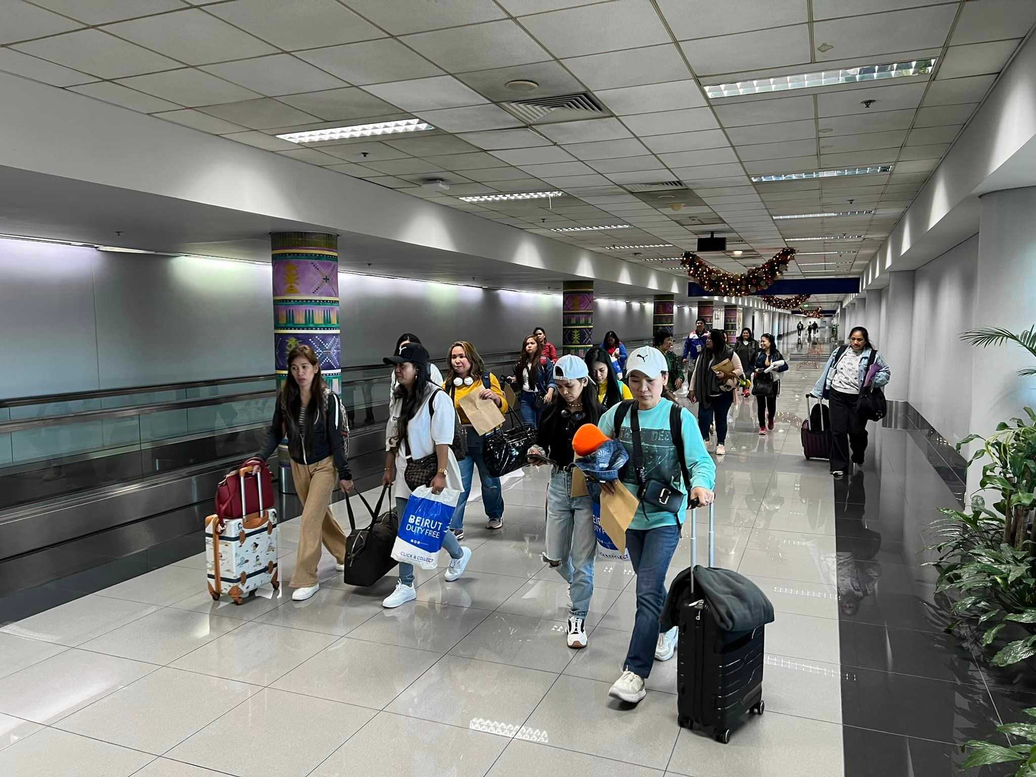 19 OFWs from Lebanon safely arrived in PH - DMW