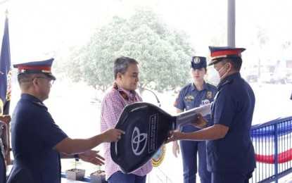 PNP-Caraga receives police cars worth P10.7-M to strengthen anti-crime drive