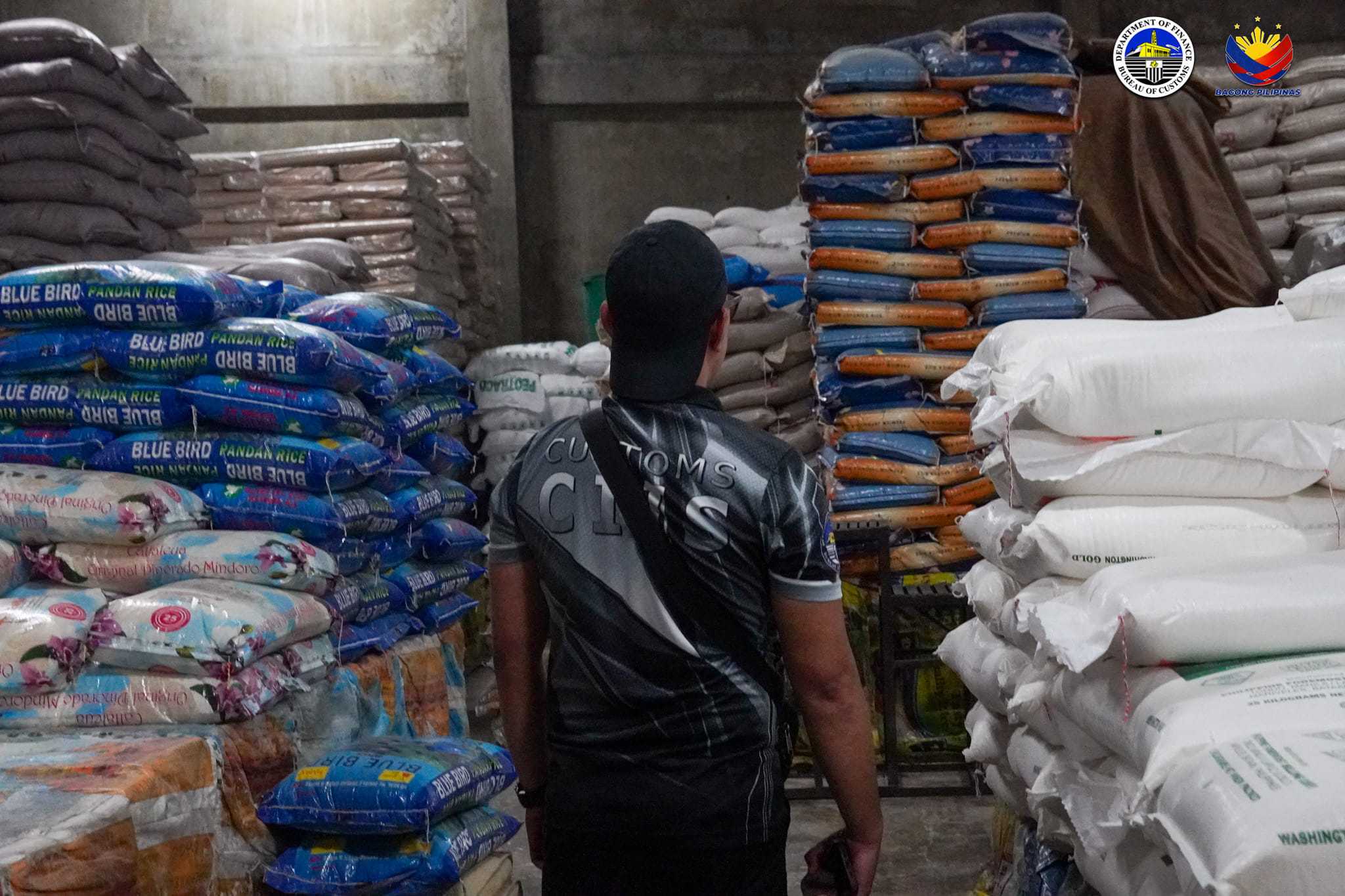 P400M worth of smuggled rice, other products confiscated in Tondo warehouses
