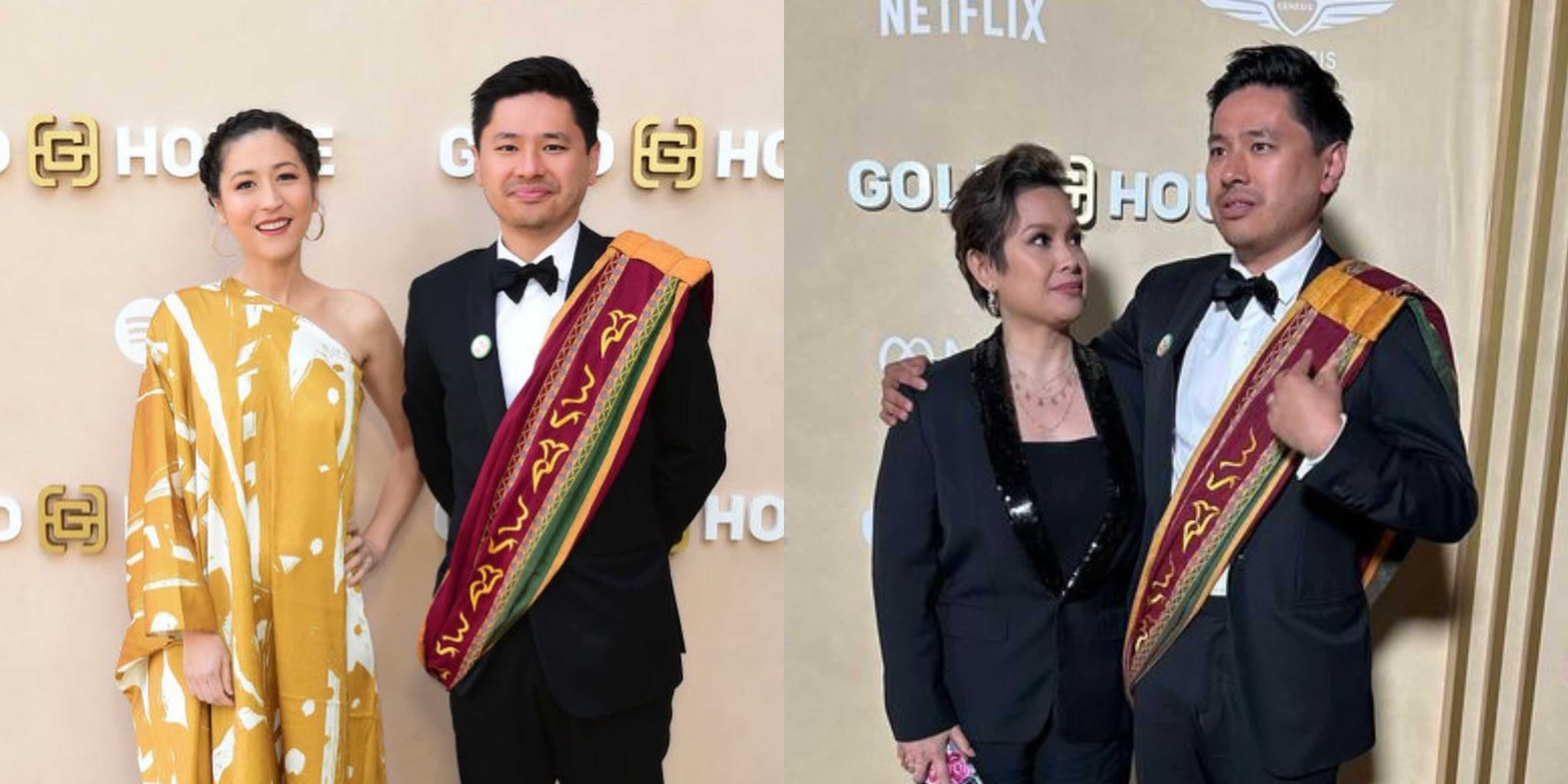 LOOK: Fil-Am sportswriter draws flak for wearing UP's 'sablay' at Gold Gala