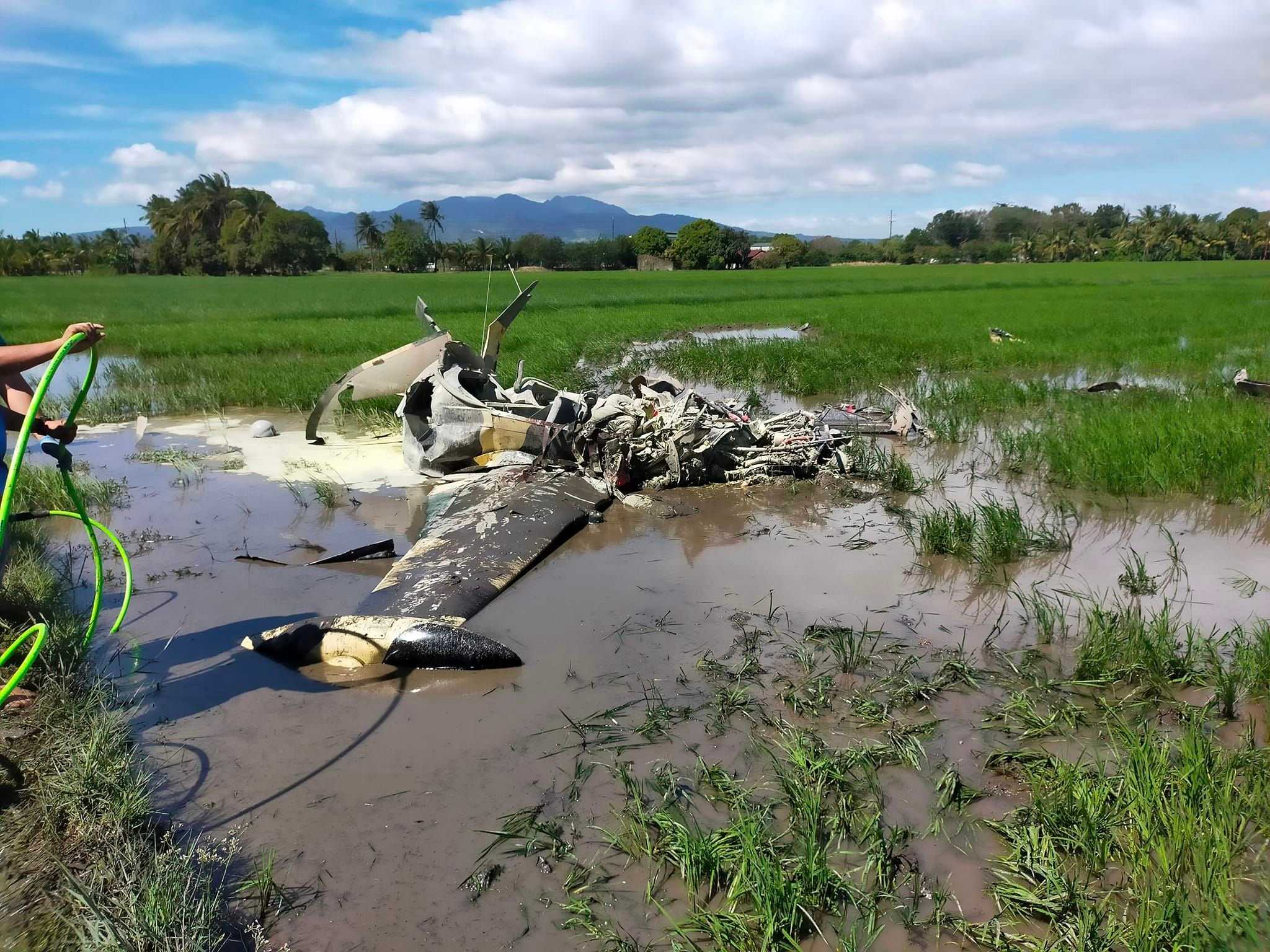 PAF  identifies fallen pilots, vows intensive probe on aircraft mishap in Bataan