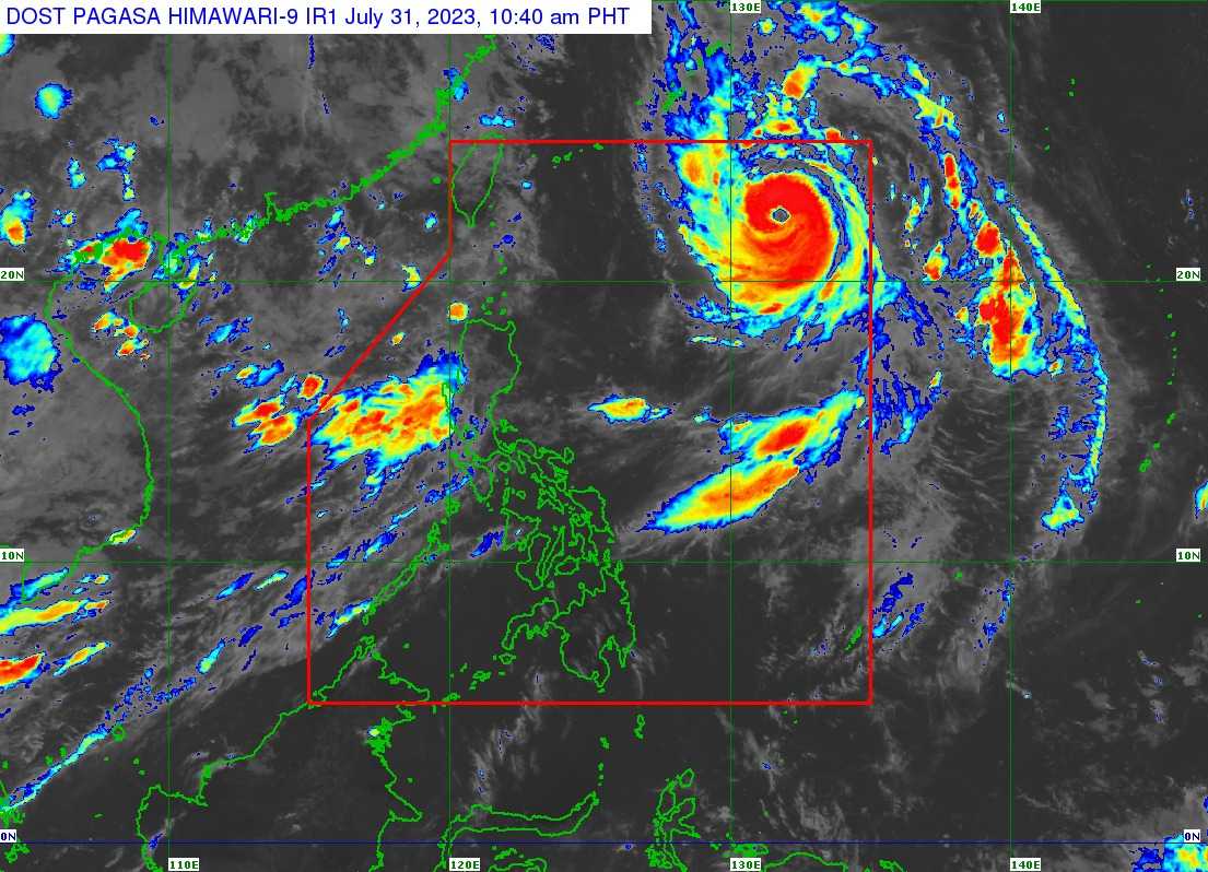 Egay maintains strength, may reach peak intensity on Tuesday — PAGASA