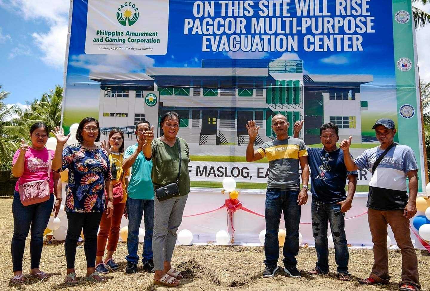 PAGCOR bankrolls construction of an evacuation facility in distant Eastern  Samar town