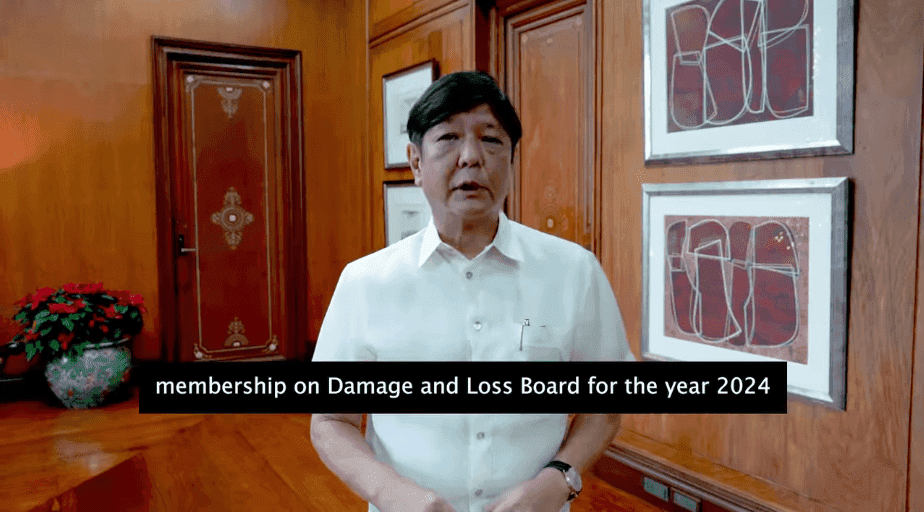 PBBM: PH secures membership seat in loss and damage fund board