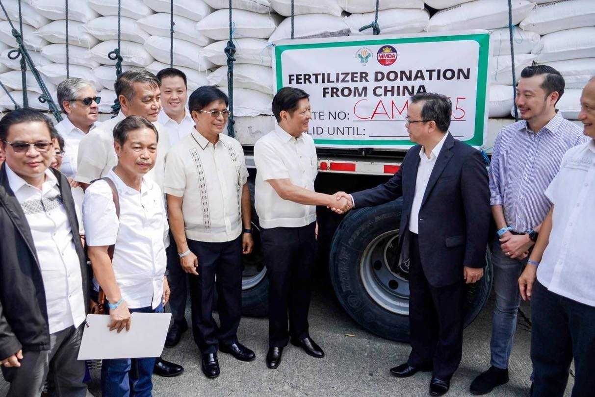 PBBM thanks China for donating 20,000 MT urea fertilizer
