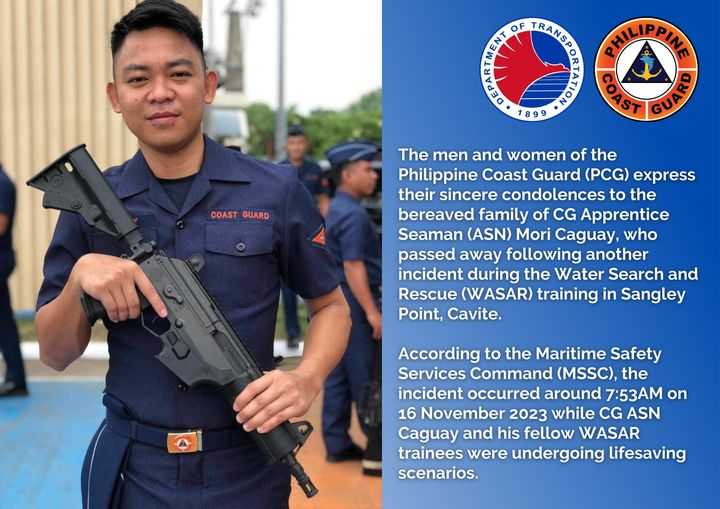 1 apprentice died during water search, rescue training in Cavite - PCG