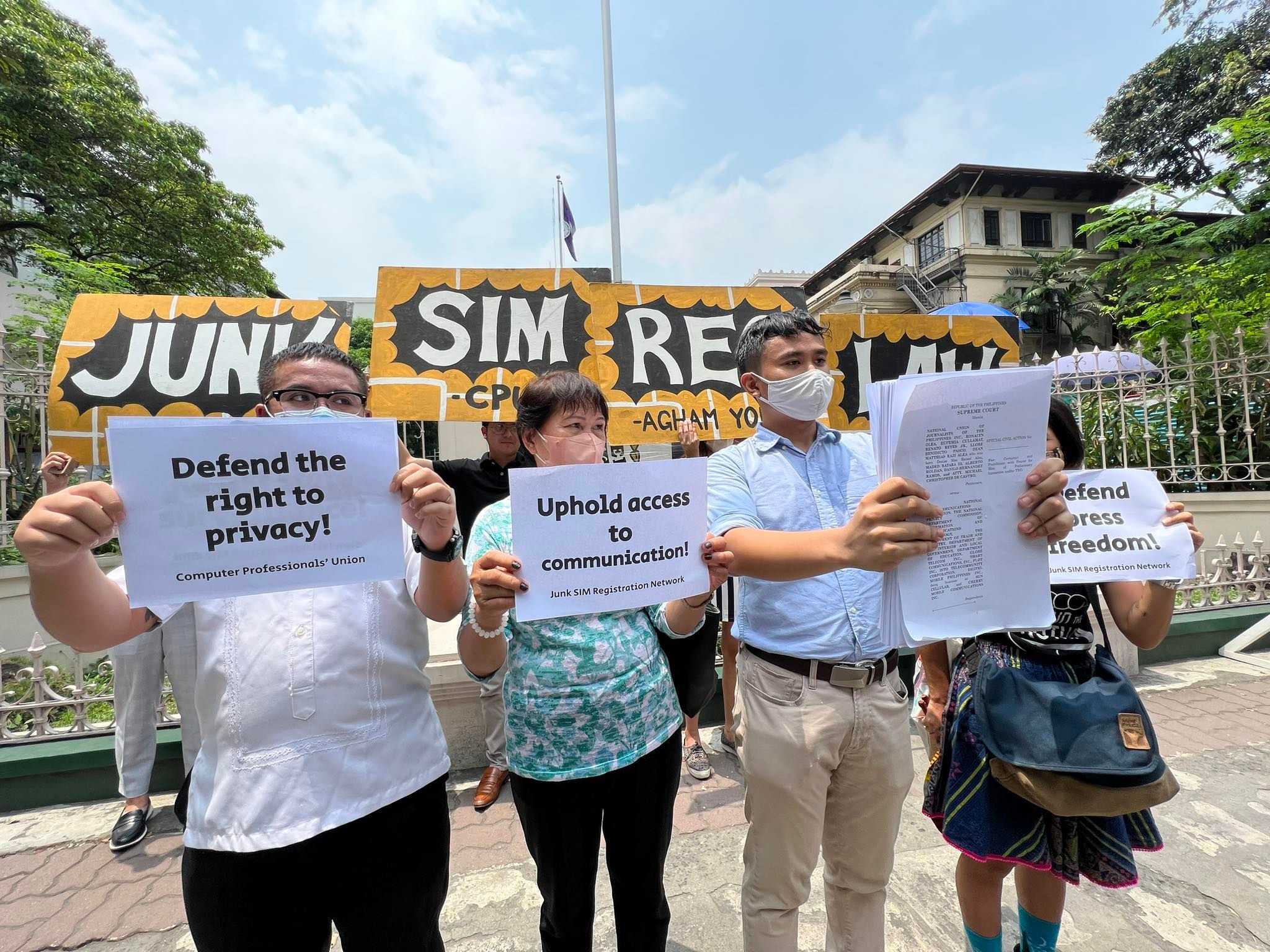 Groups seek to declare SIM Card Registration law as unconstitutional