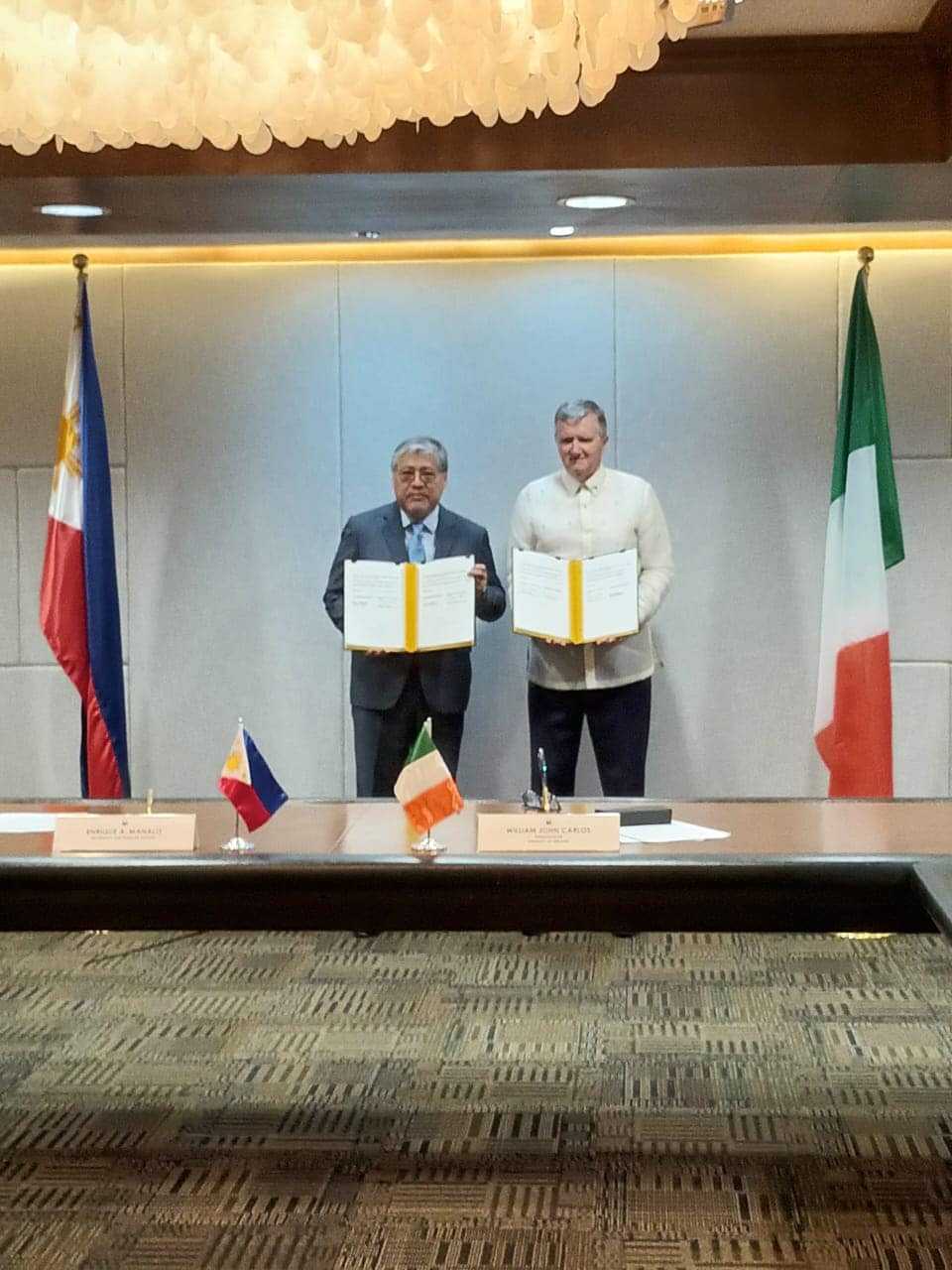 PH and Ireland sign MOU on Bilateral Consultations for Closer Cooperation on Issues of Mutual Priority