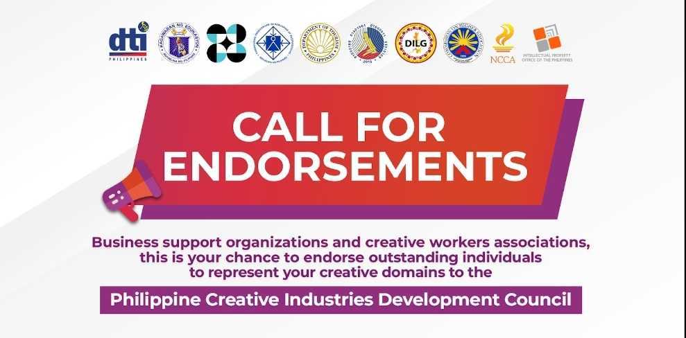 Philippine Creative Industries Development Council opens call for endorsements for private sector seats
