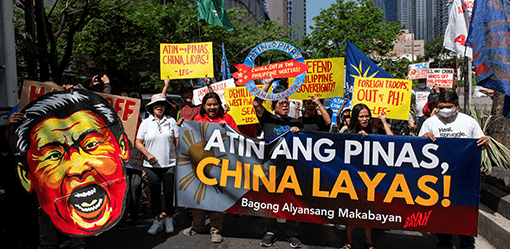 Philippine protesters trample on Xi effigy, condemn China's maritime 'aggression'